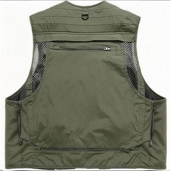 Multi Pocket Breathable Mesh Cargo Fishing Vest suppliers